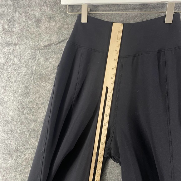 Lululemon Pants 2 Black High Rise Wide Leg Cropped Capri Athletic - Picture 5 of 9